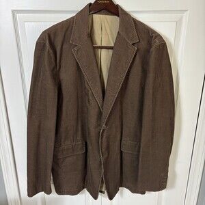 J. Crew Brown Corduroy Jacket Blazer Sport Coat Men’s XL